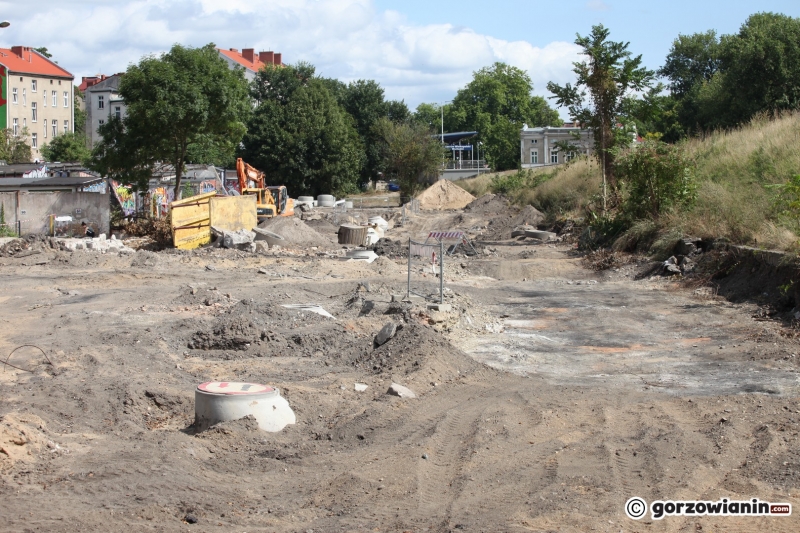 8/13 Postęp prac przy budowie nowego odcinka ul. Spichrzowej