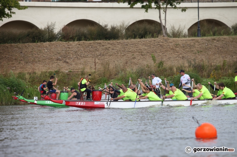 13/23 Wyścigi smoczych łodzi na rzece Warcie
