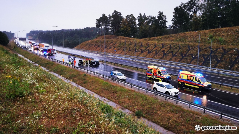 6/6 Zderzenie volkswagena i BMW na węźle Gorzów Zachód