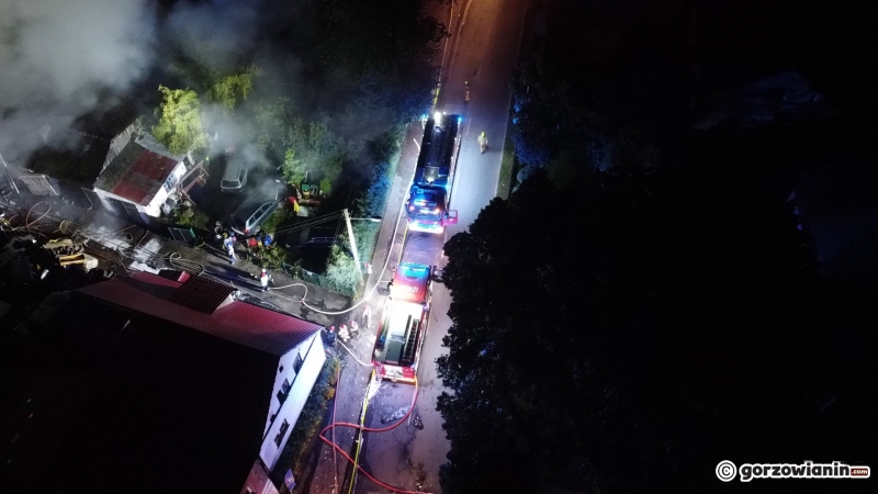 4/10 Ogromny pożar nielegalnego składowiska opon w Lubnie