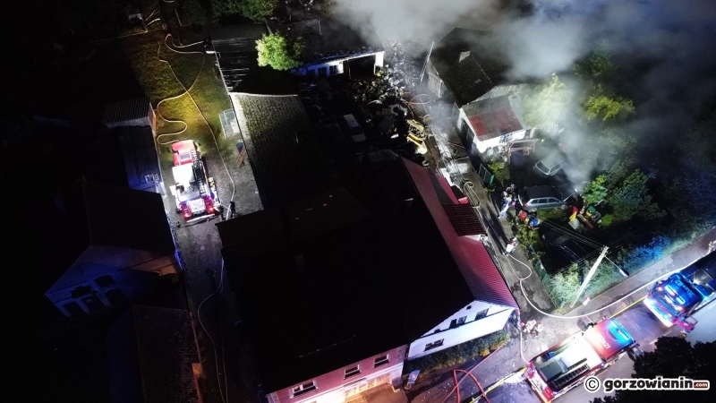 6/10 Ogromny pożar nielegalnego składowiska opon w Lubnie