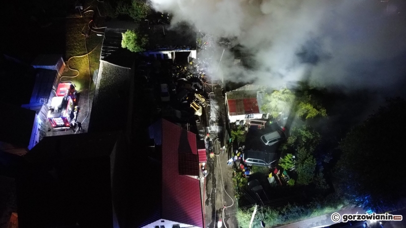 7/10 Ogromny pożar nielegalnego składowiska opon w Lubnie