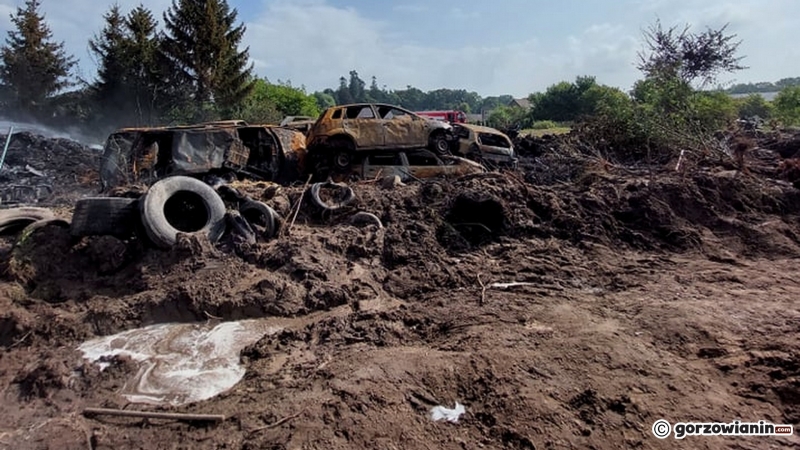 4/7 Dogaszanie składowiska opon i wraków samochodów w Lubnie