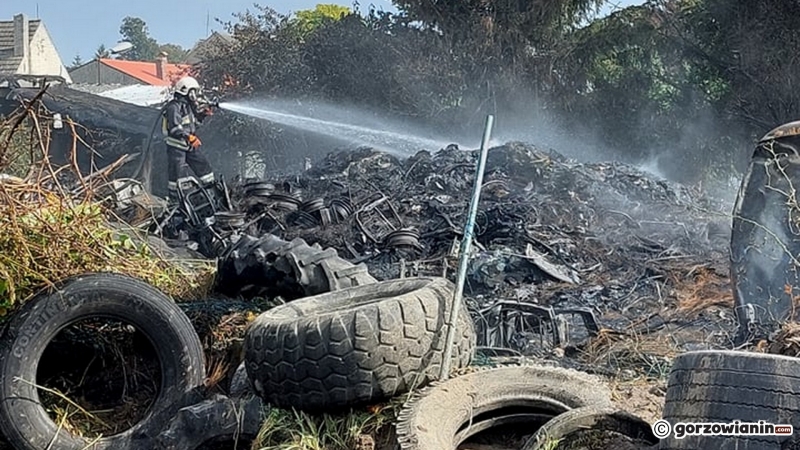 5/7 Dogaszanie składowiska opon i wraków samochodów w Lubnie