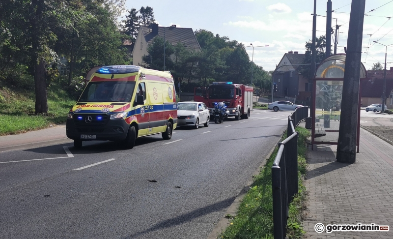 1/4 Wypadek motocyklisty przy ul. Pomorskiej
