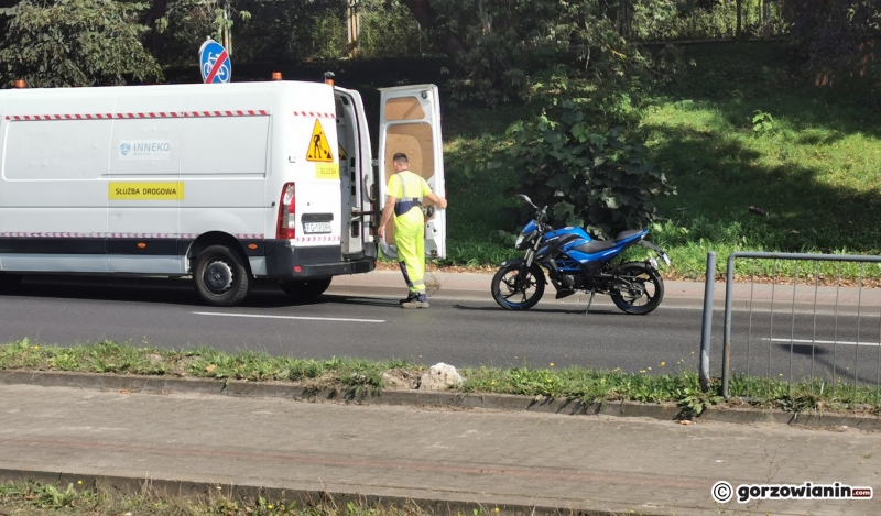2/4 Wypadek motocyklisty przy ul. Pomorskiej