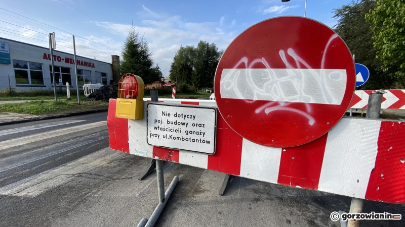 6/8 Ul. Kombatantów otwarta połowicznie