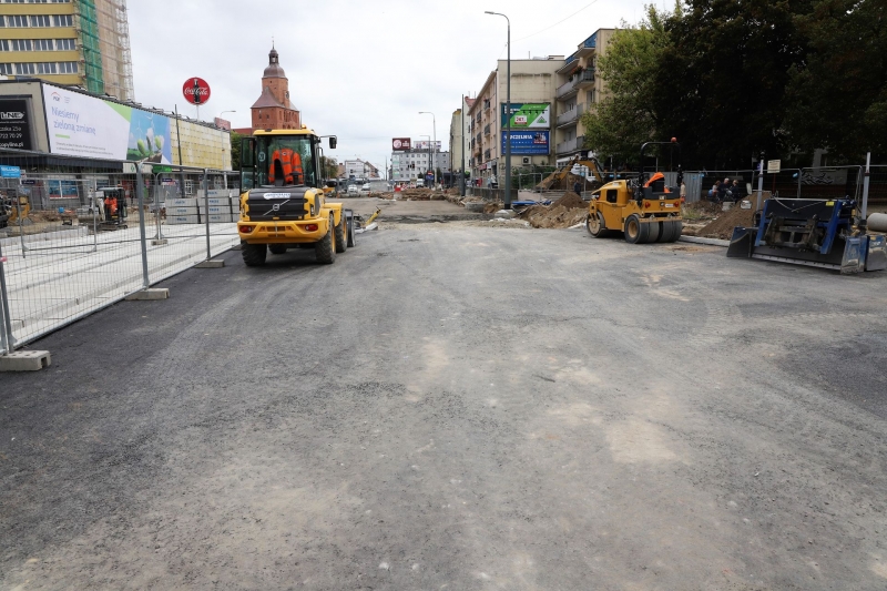 3/12 Część skrzyżowania Chrobrego-Jagiełły prawie gotowa