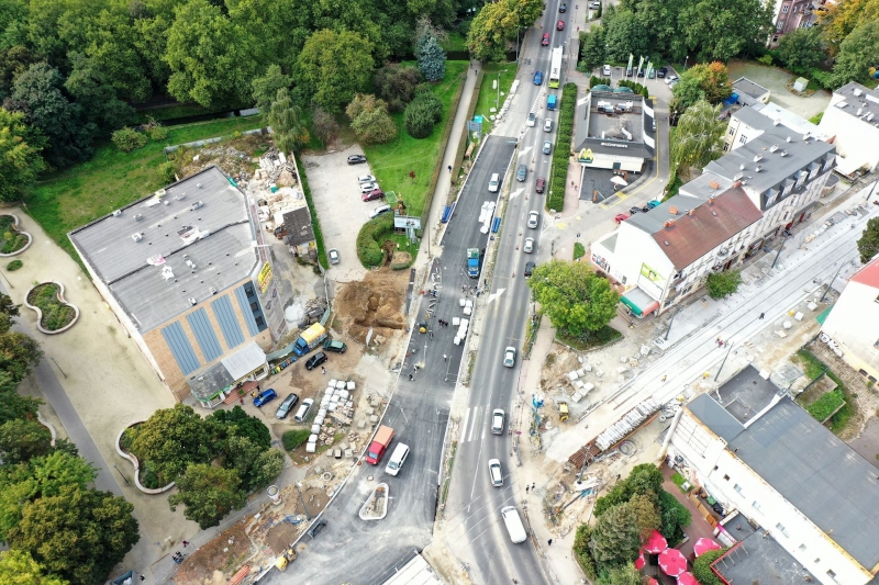 7/12 Część skrzyżowania Chrobrego-Jagiełły prawie gotowa