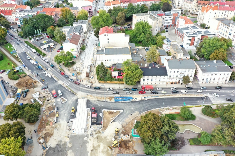 12/12 Część skrzyżowania Chrobrego-Jagiełły prawie gotowa