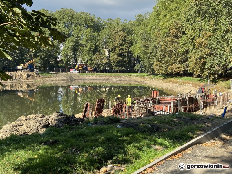 5/22 Postęp prac w parku Róż - październik 2021