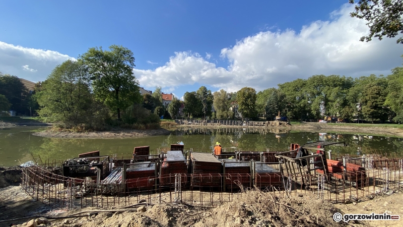 6/22 Postęp prac w parku Róż - październik 2021