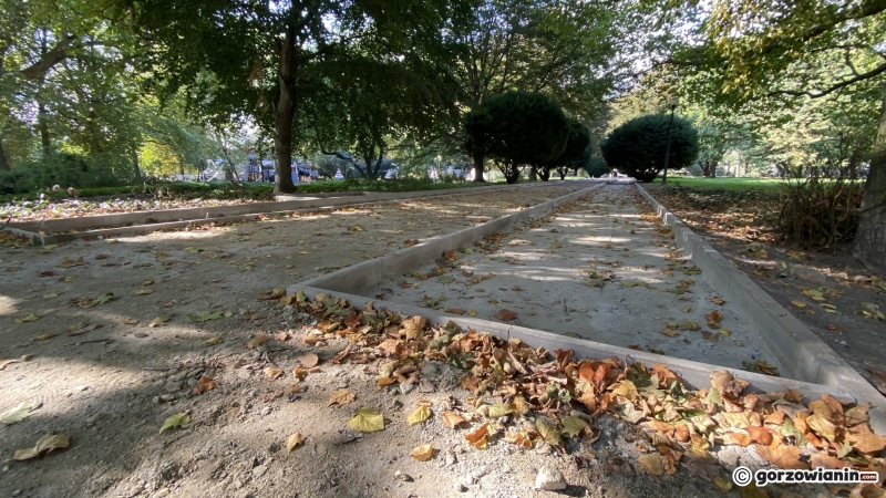 12/22 Postęp prac w parku Róż - październik 2021