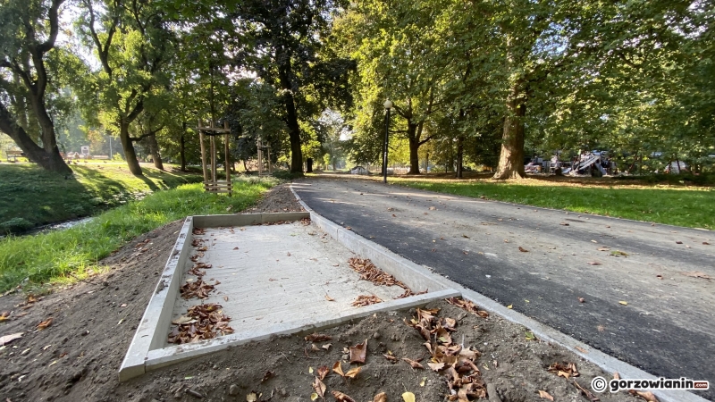 20/22 Postęp prac w parku Róż - październik 2021