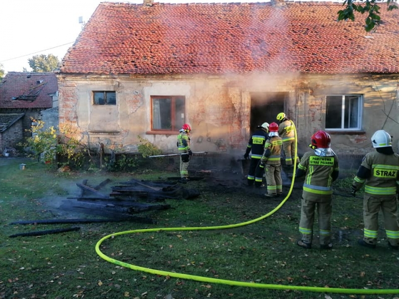 4/4 Pożar domu w Jeninku