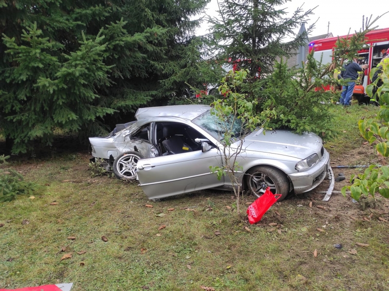 4/4 Wypadek z udziałem BMW w Bogdańcu