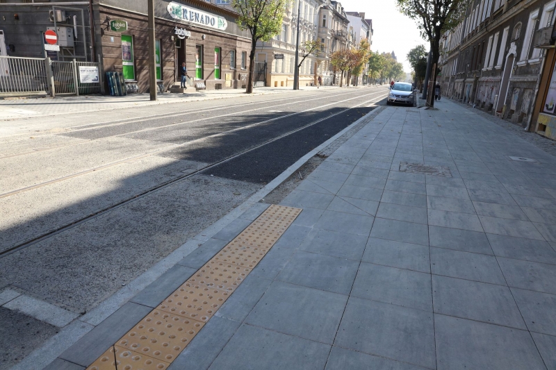 22/36 Postęp prac przy ul. Chrobrego i Mieszka I - październik 2021