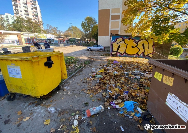 3/6 Śmieci przy ul. Słonecznej 74 zostały w końcu posprzątane