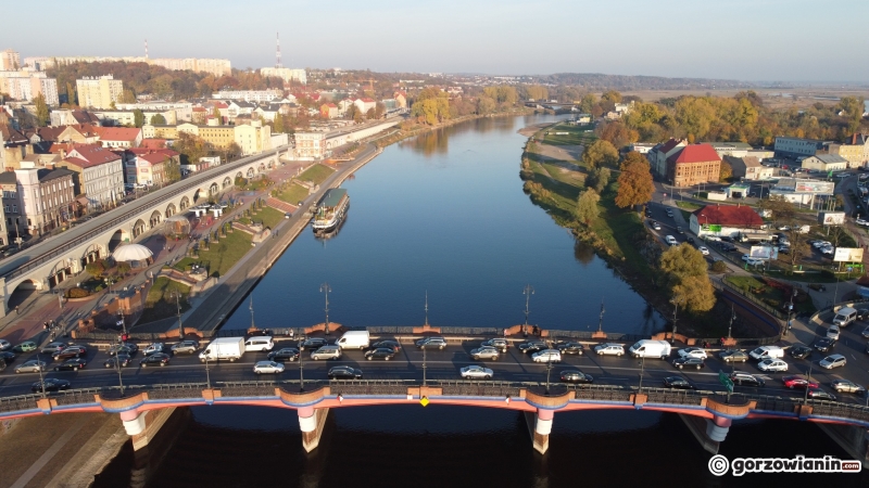 10/18 Zakorkowana ul. Grobla i centrum Gorzowa