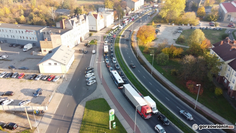 16/18 Zakorkowana ul. Grobla i centrum Gorzowa