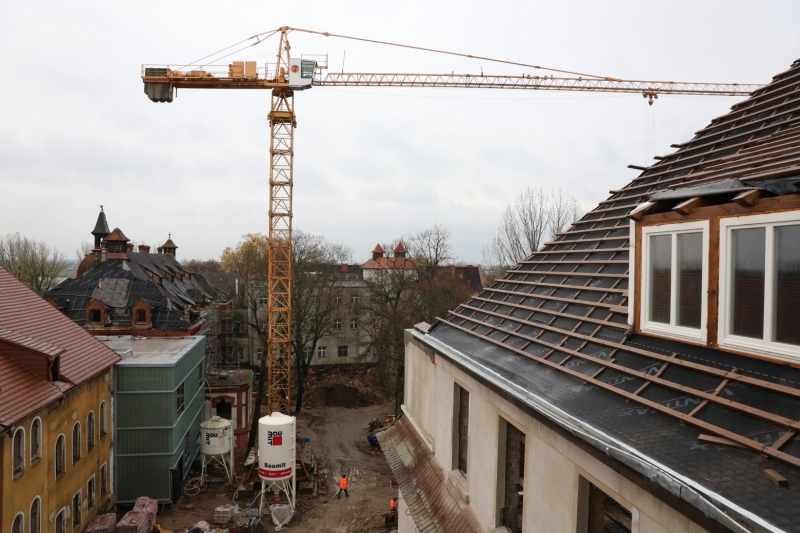 12/32 Postęp prac przy budowie CEZiB - listopad 2021