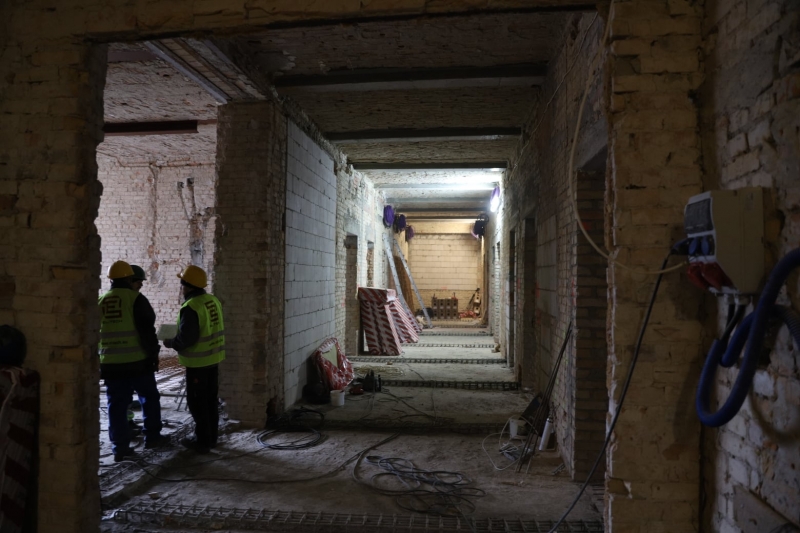 15/32 Postęp prac przy budowie CEZiB - listopad 2021