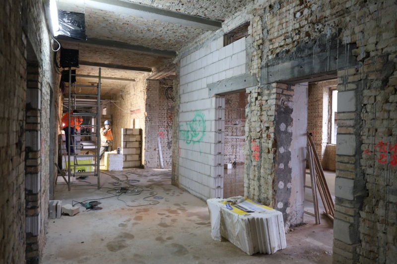 22/32 Postęp prac przy budowie CEZiB - listopad 2021