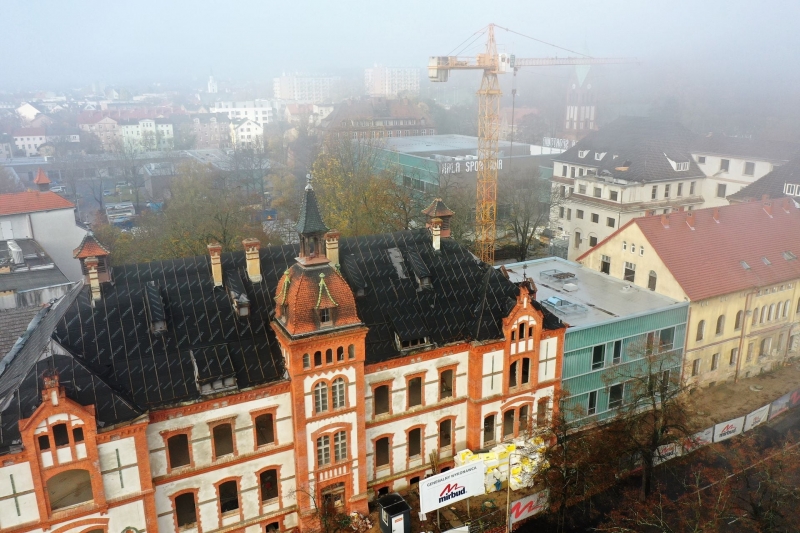 31/32 Postęp prac przy budowie CEZiB - listopad 2021