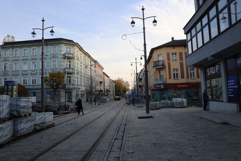 3/30 Postęp prac przy Chrobrego i Mieszka I - listopad 2021