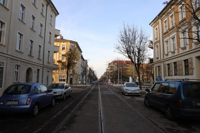 9/30 Postęp prac przy Chrobrego i Mieszka I - listopad 2021