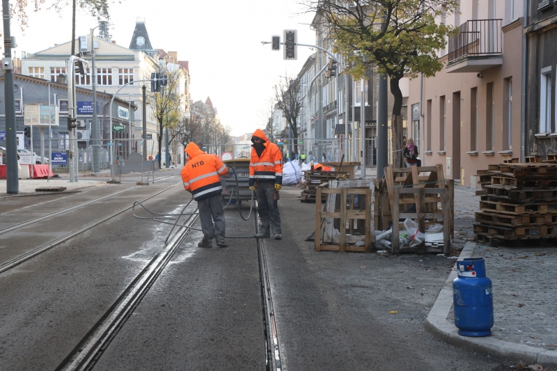 12/30 Postęp prac przy Chrobrego i Mieszka I - listopad 2021