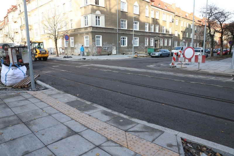 13/30 Postęp prac przy Chrobrego i Mieszka I - listopad 2021