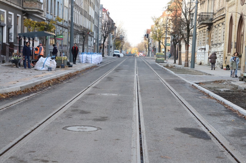 15/30 Postęp prac przy Chrobrego i Mieszka I - listopad 2021