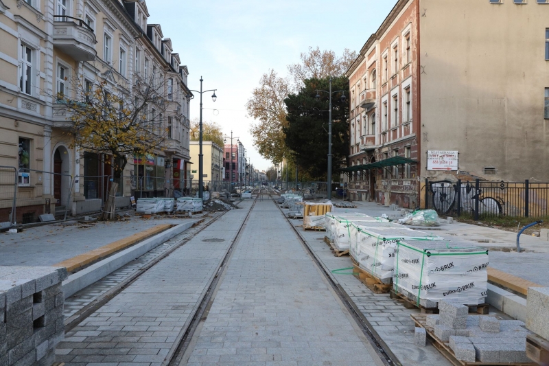 19/30 Postęp prac przy Chrobrego i Mieszka I - listopad 2021