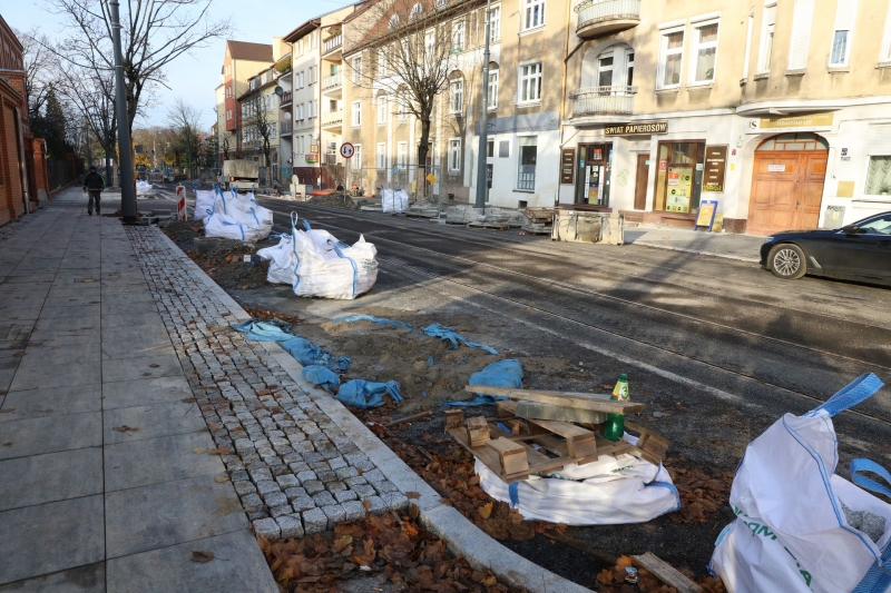 20/30 Postęp prac przy Chrobrego i Mieszka I - listopad 2021