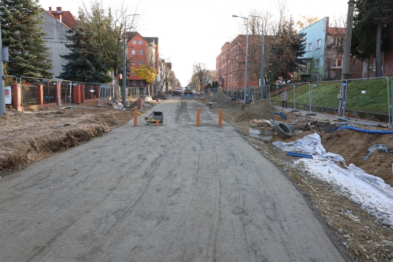 22/30 Postęp prac przy Chrobrego i Mieszka I - listopad 2021