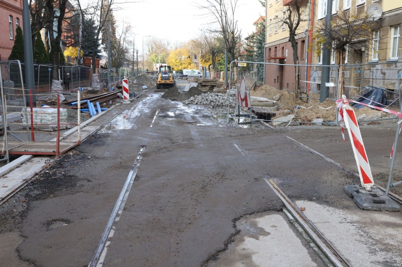 25/30 Postęp prac przy Chrobrego i Mieszka I - listopad 2021