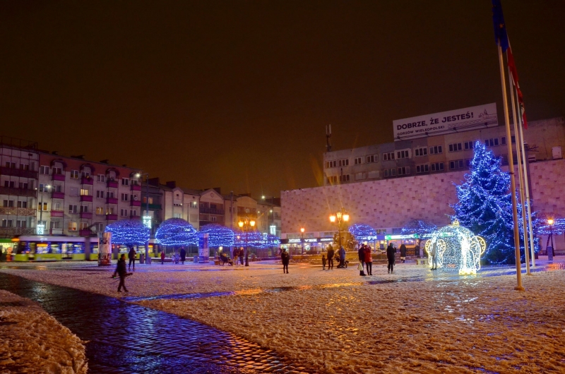 4/17 Świąteczne iluminacje w Gorzowie