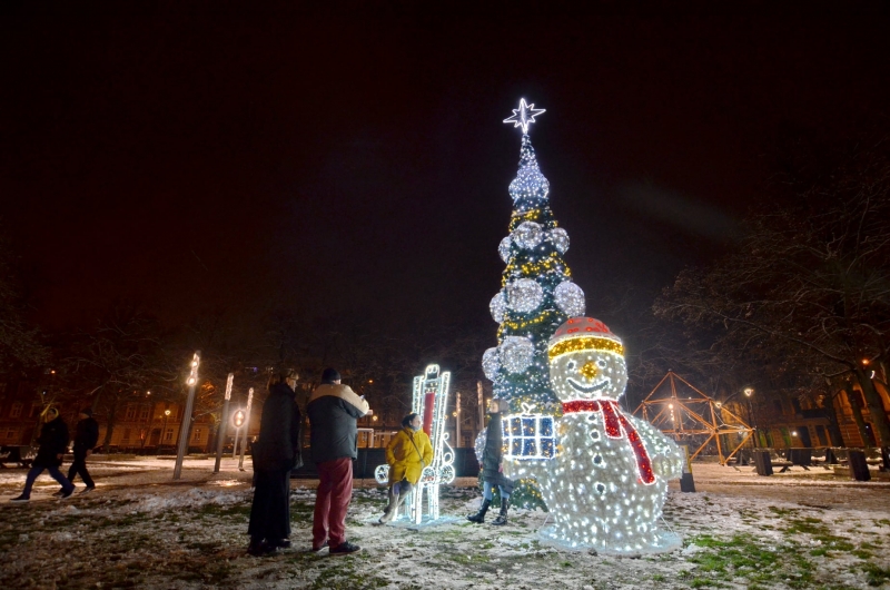 12/17 Świąteczne iluminacje w Gorzowie