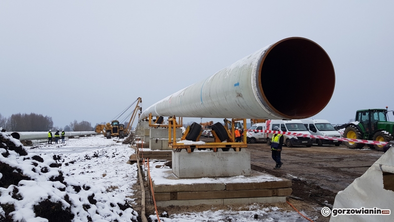 1/4 Przewiert gazociągu Baltic Pipe pod dnem rzeki Warty