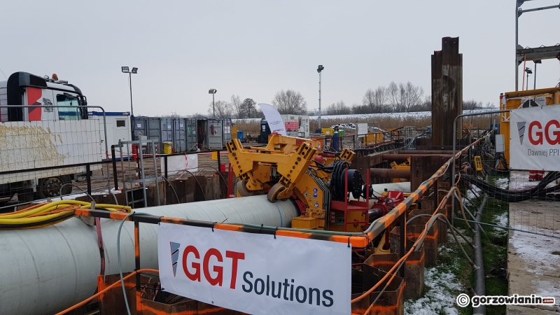 4/4 Przewiert gazociągu Baltic Pipe pod dnem rzeki Warty