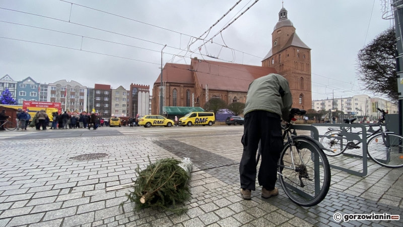 2/11 Ogromna kolejka mieszkańców po darmowe choinki od RMF FM