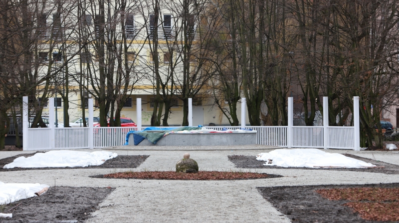 7/14 Prace w parku Róż 17.12.2021