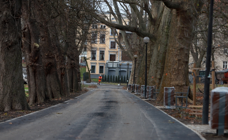 12/14 Prace w parku Róż 17.12.2021