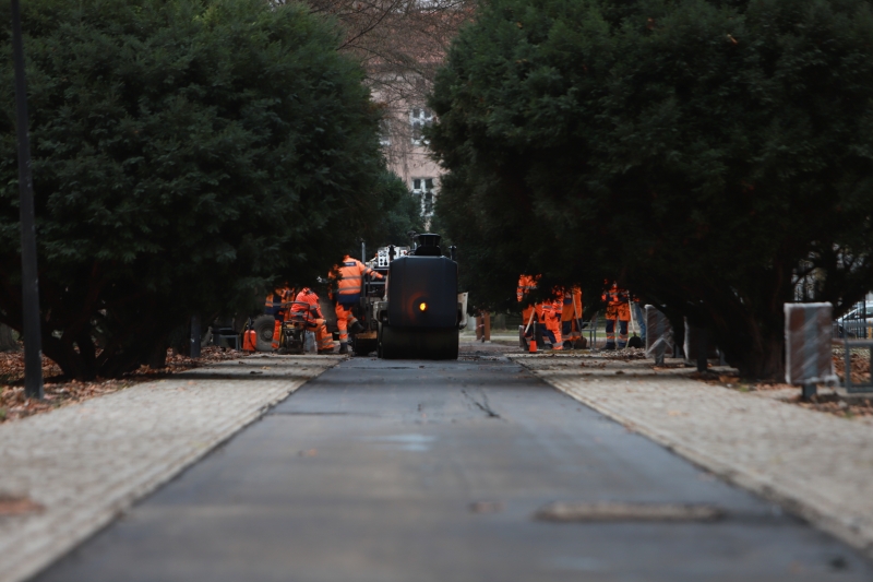 13/14 Prace w parku Róż 17.12.2021