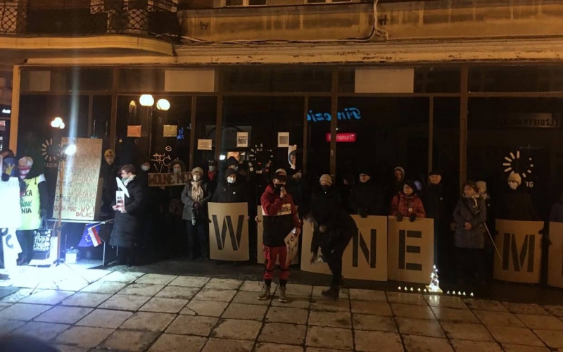 2/3 Gorzów: 150 osób protestowało przeciwko ustawie LEX-TVN