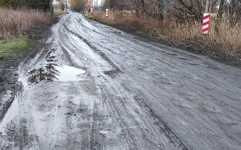 9/10 Tonąca w błocie ul. Podgórna