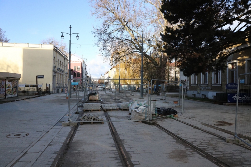 16/25 Torowisko przy Chrobrego i Mieszka I prawie gotowe