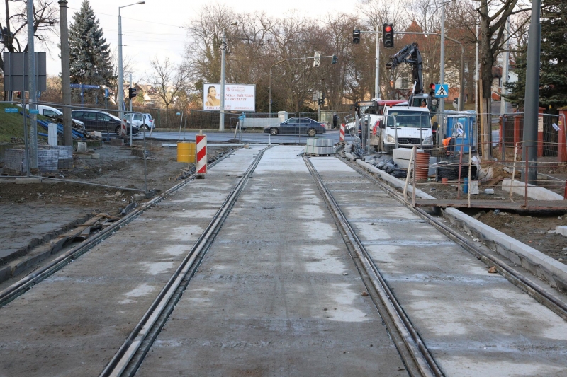 24/25 Torowisko przy Chrobrego i Mieszka I prawie gotowe