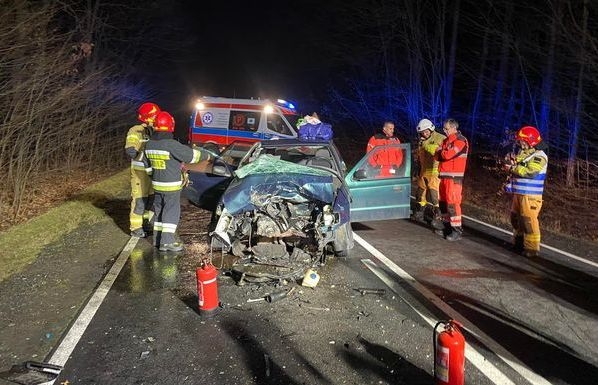 5/6 Zderzenie skody z forwarderem